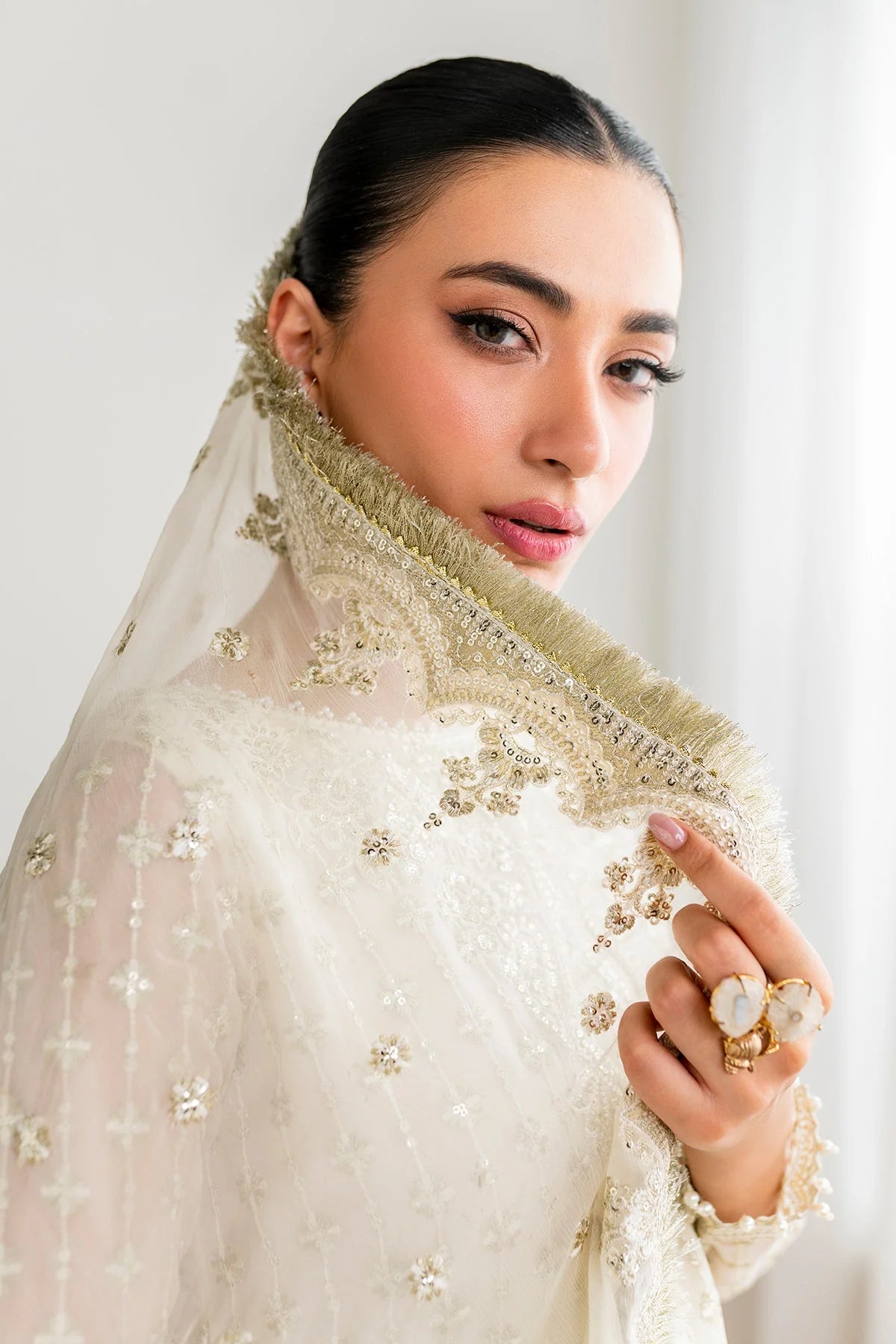 EMBROIDERED CHIFFON SF-687 | Baroque