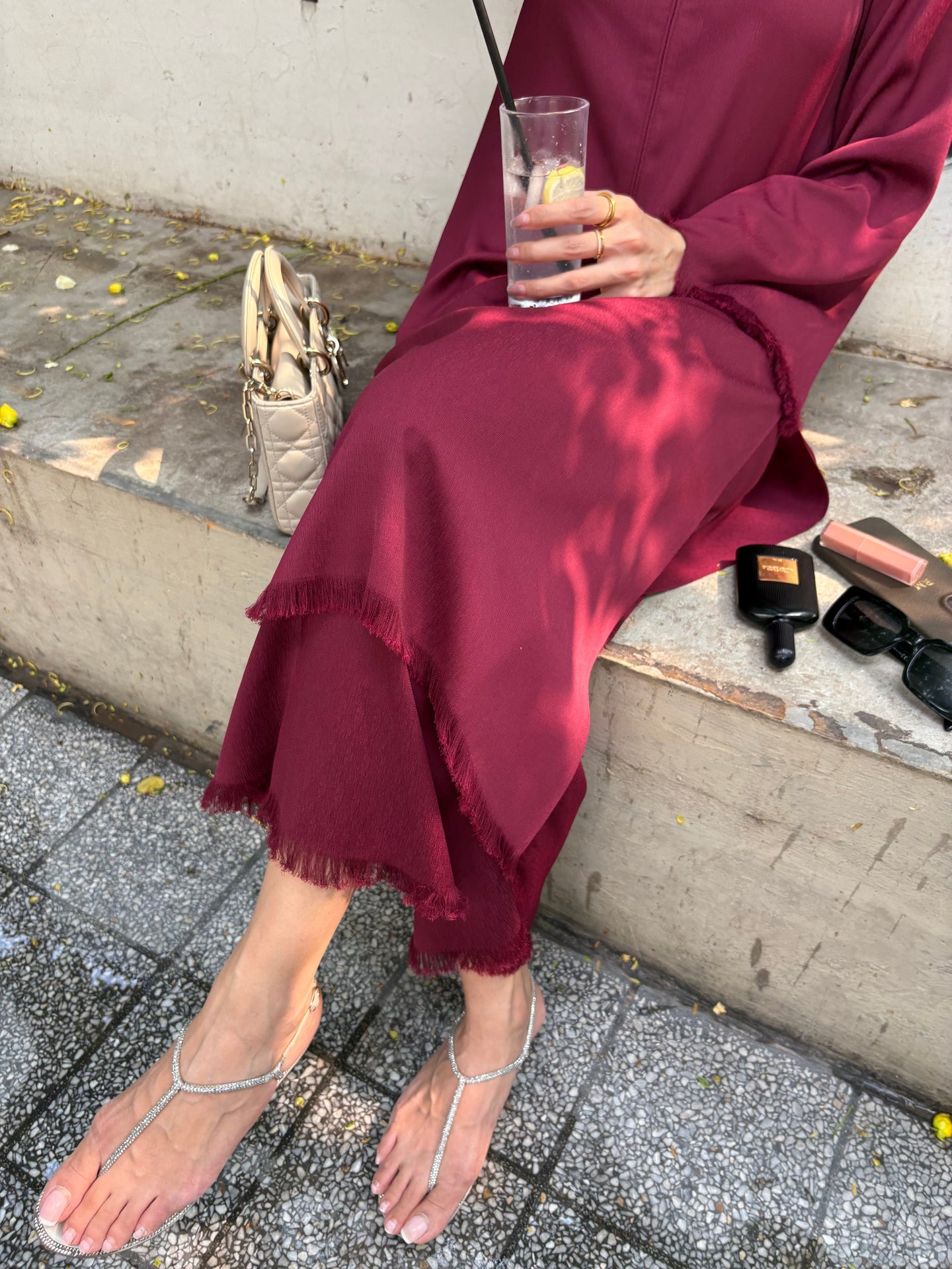 BURGUNDY CARLO SET | Sak Atelier