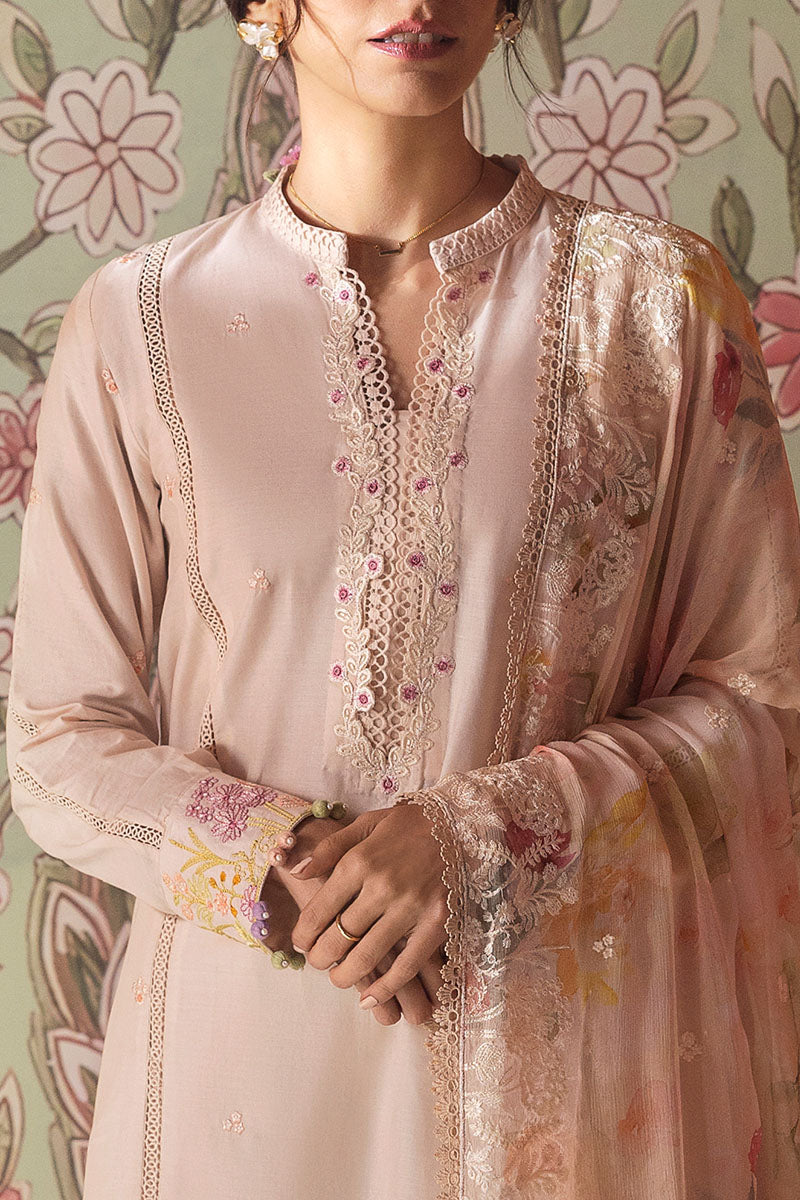 CORAL CARNATION-3PC PRINTED LAWN SUIT | Cross Stitch
