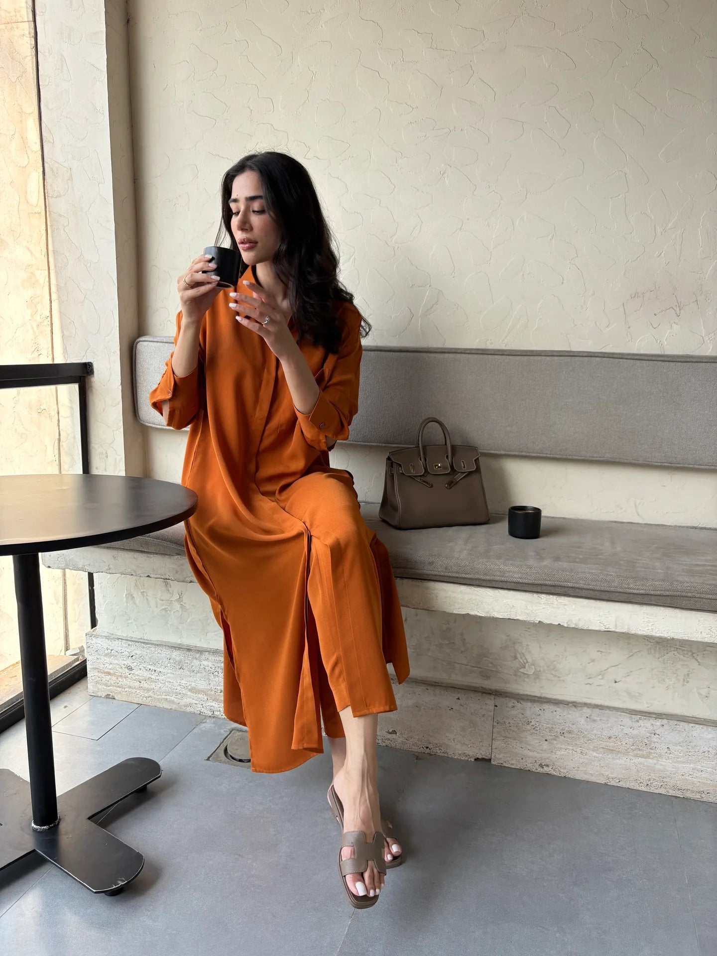 BURNT ORANGE TRAVEL SET | Sak Atelier
