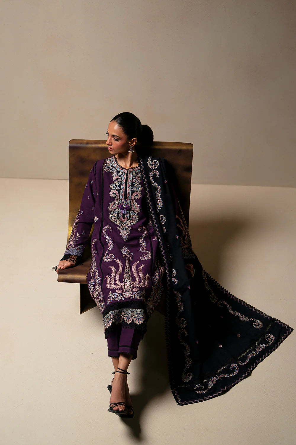 PLUM | E0783/203/517 | Unstitched Winter '25 | Ethnc