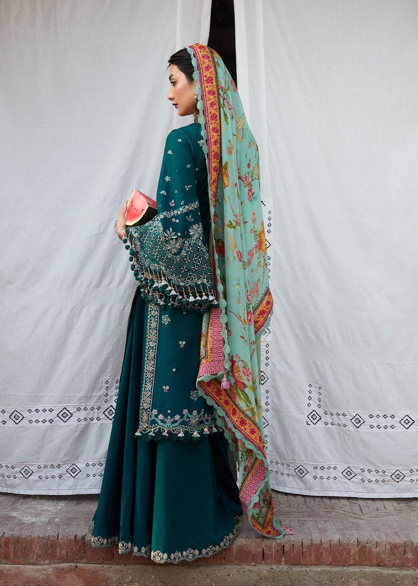 Saher | Hussain Rehar Luxury Lawn’25