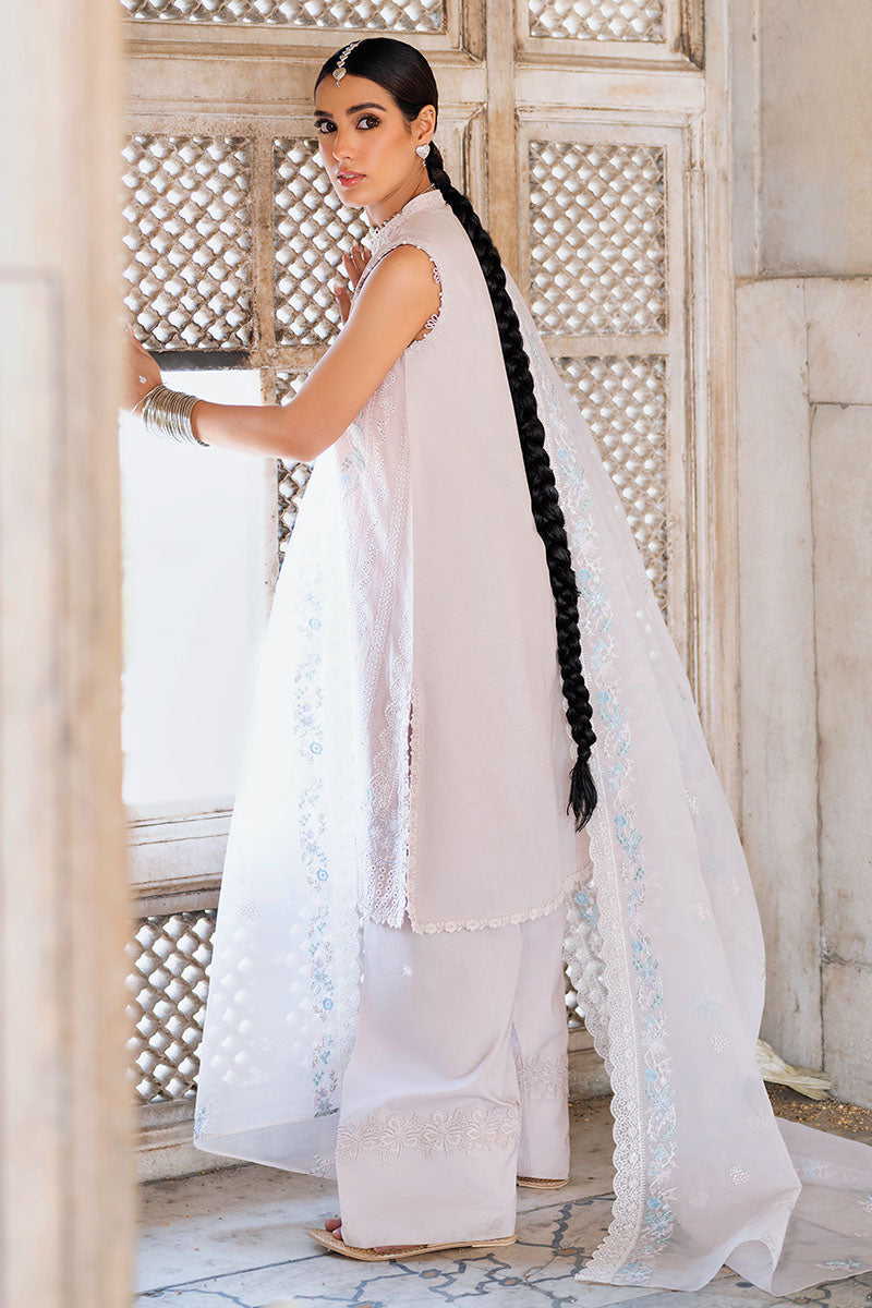 HUSHED MAUVE-3PC EMBROIDERED LAWN SUIT | Cross Stitch