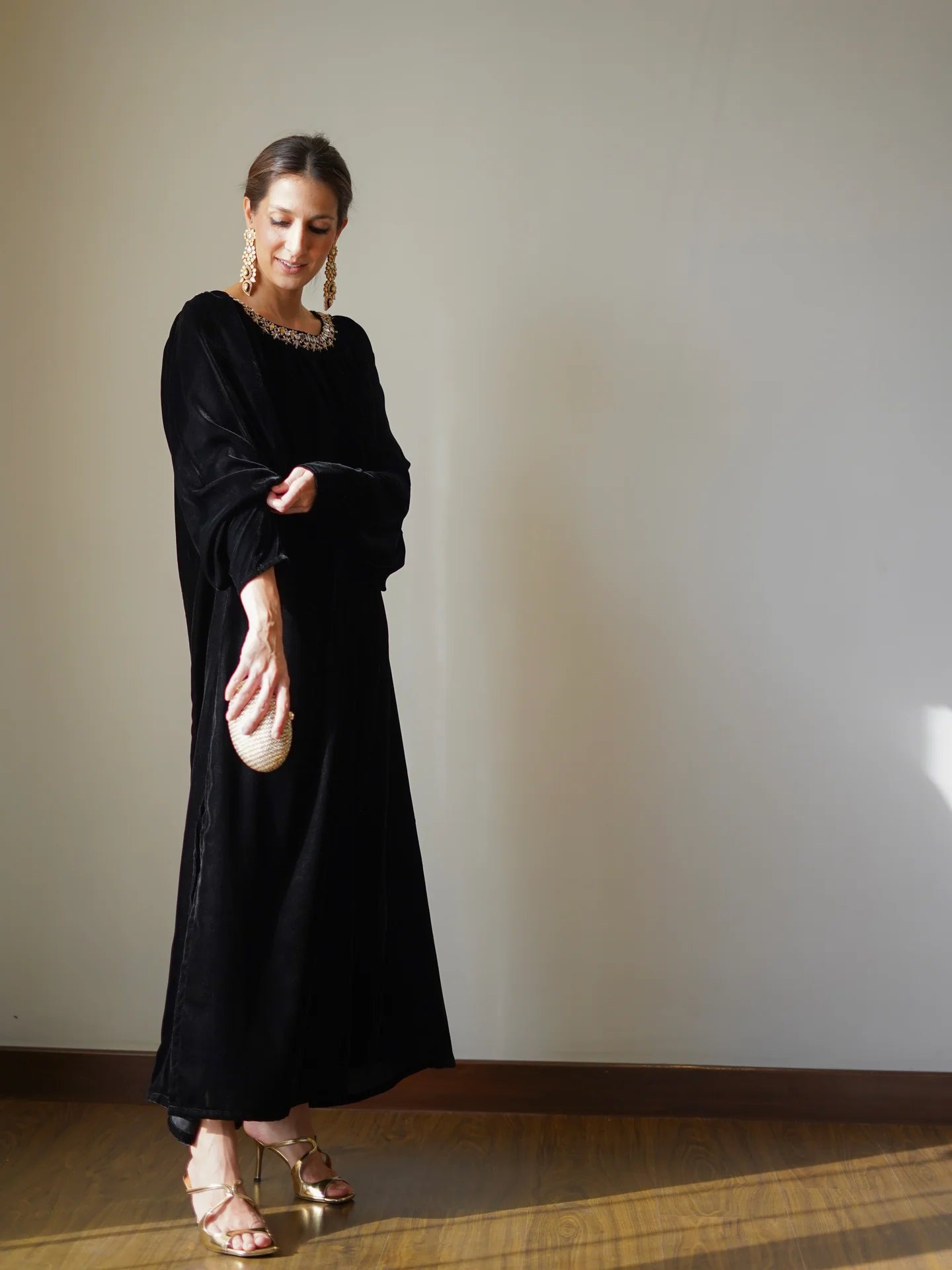 BLACK DENIRO KAFTAAN | SAK ATELIER