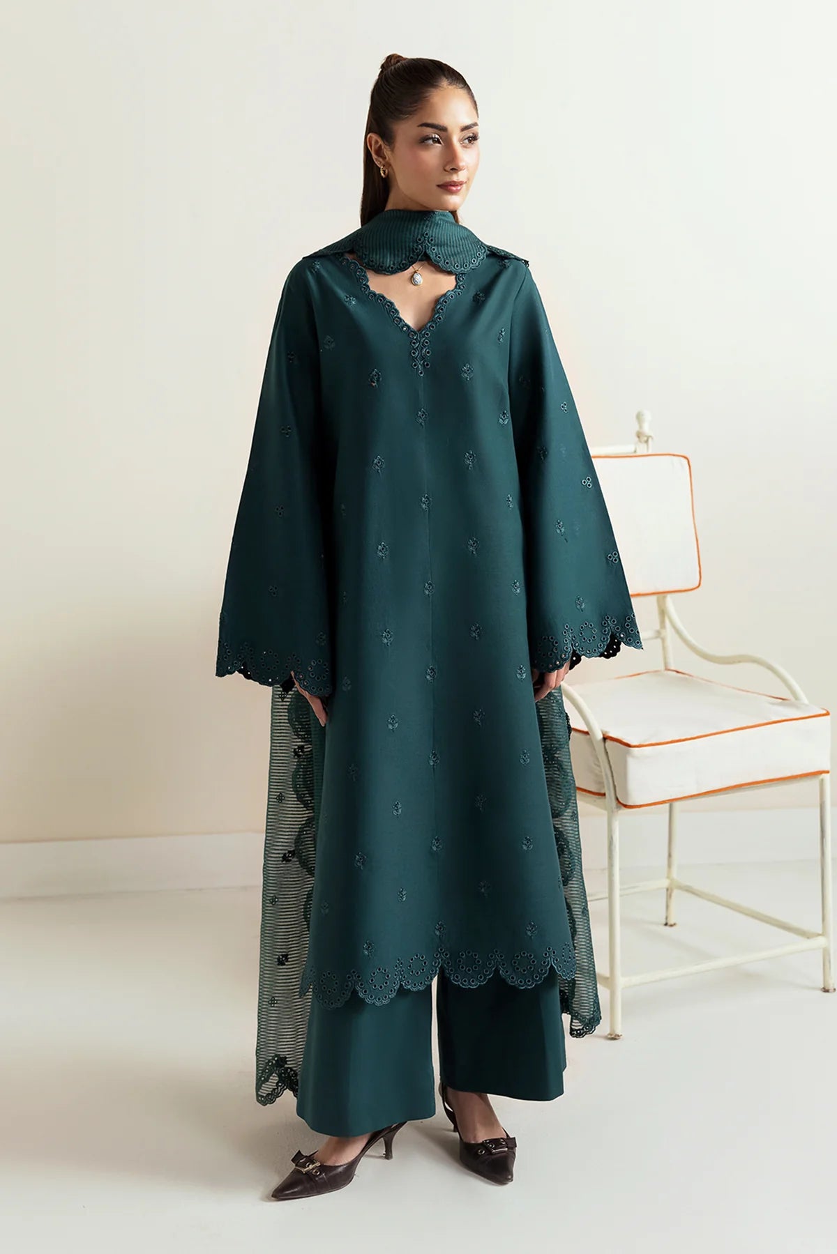 Dark Kiwi | Afrozeh Basic Pret