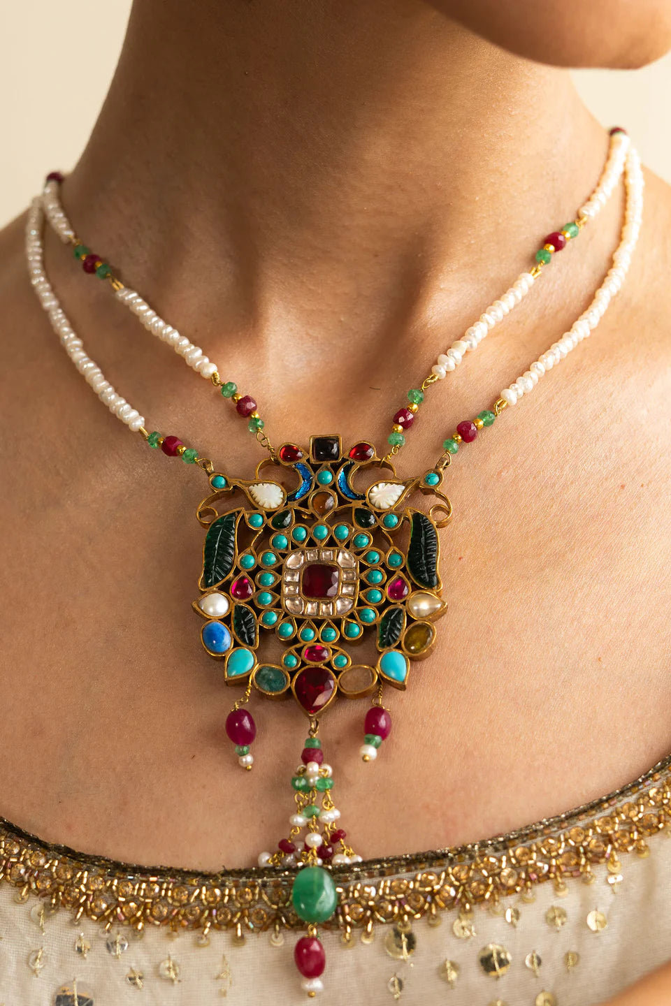 MEHLAAB NECKLACE | ZARA SHAHJAHAN | JEWELLERY