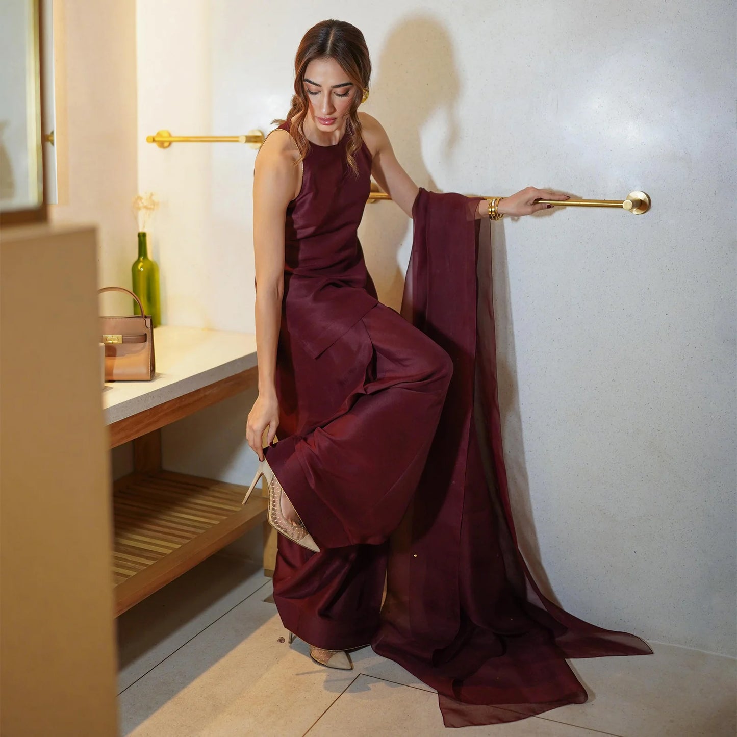 Blooming Burgundy | SADAF KANWAL