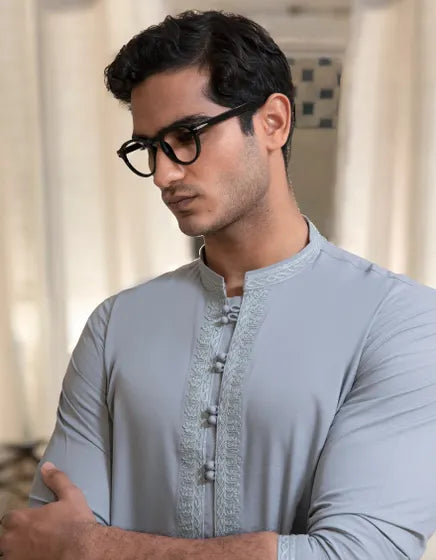 JADE BLENDED FORMAL KAMEEZ SHALWAR | JUNAID JAMSHED MENSWEAR