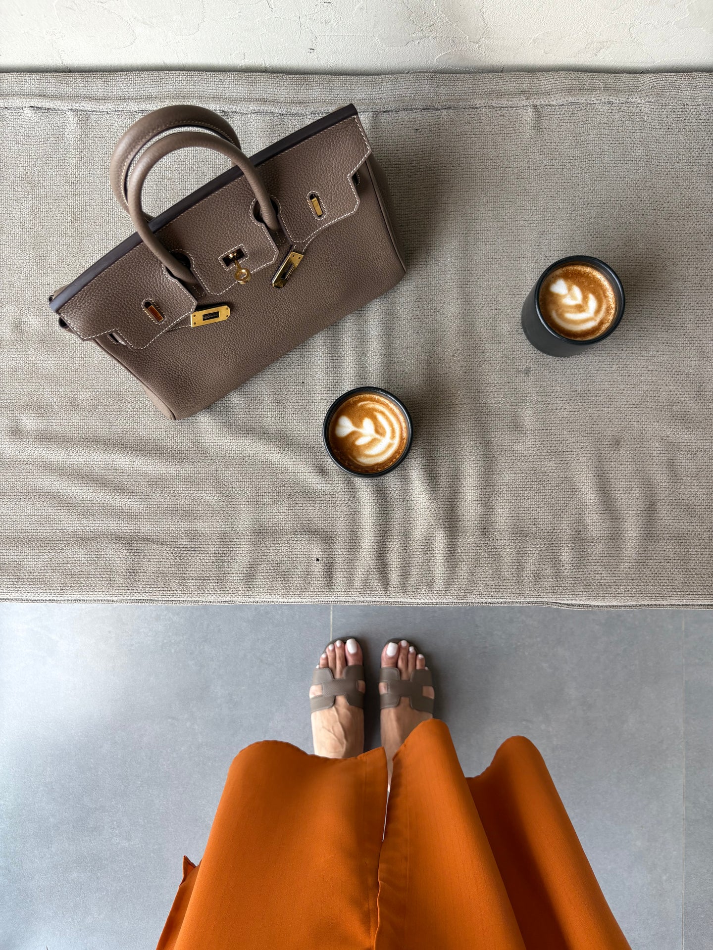 BURNT ORANGE TRAVEL SET | Sak Atelier