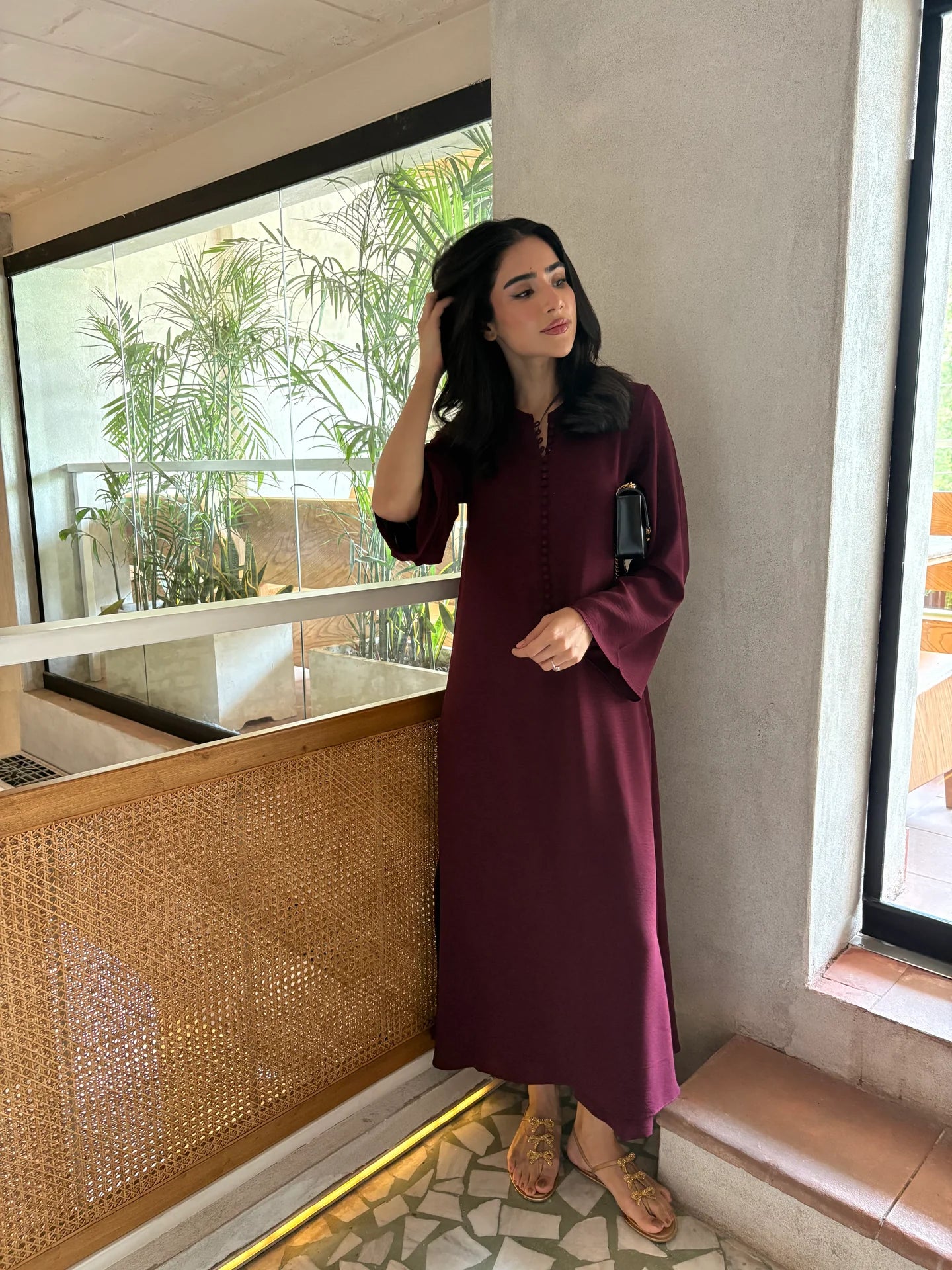 BURGUNDY ELLIE SET | Sak Atelier
