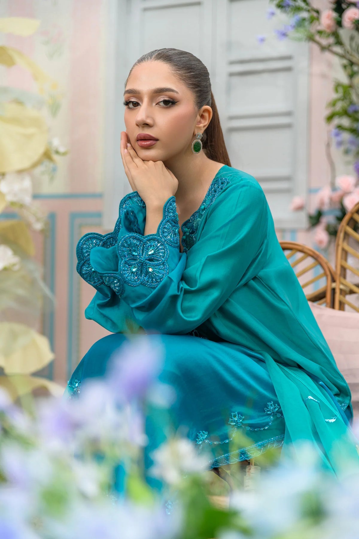AquaFrost | Zarayna-Festive Formals '25 | Flairs Studio