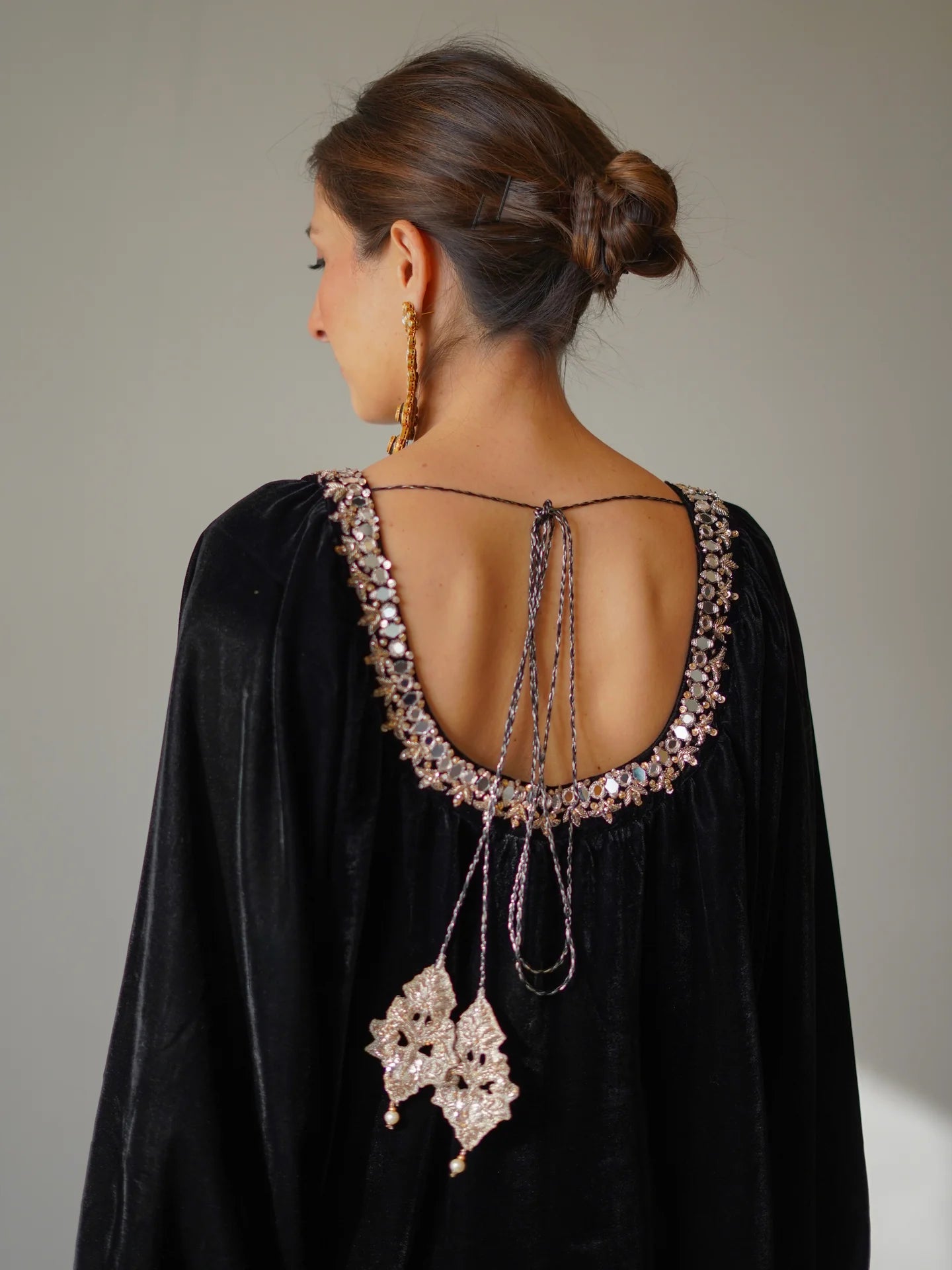 BLACK DENIRO KAFTAAN | SAK ATELIER