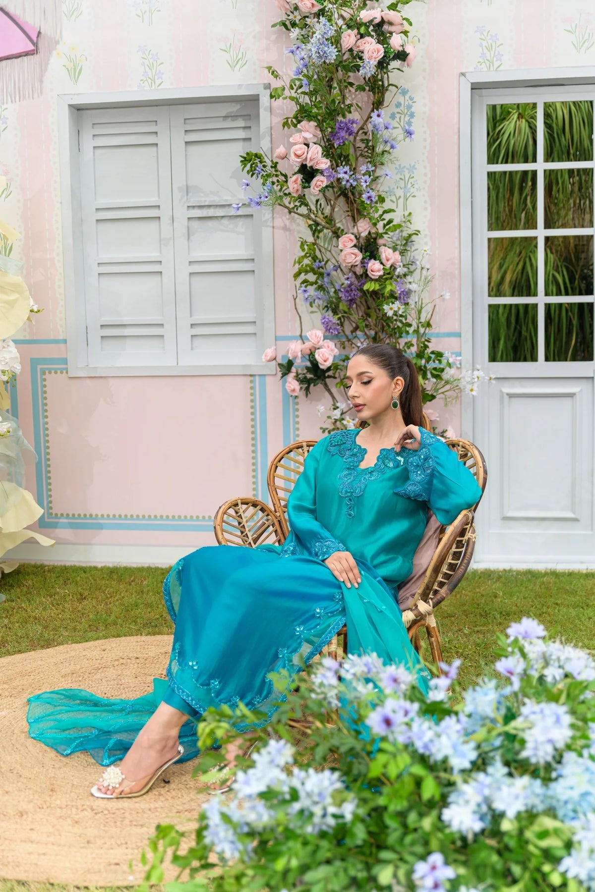 AquaFrost | Zarayna-Festive Formals '25 | Flairs Studio