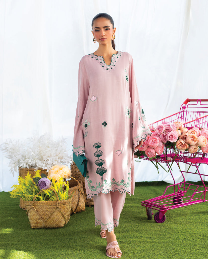 Pink Appliqué Set | Nia Mia (RTS)