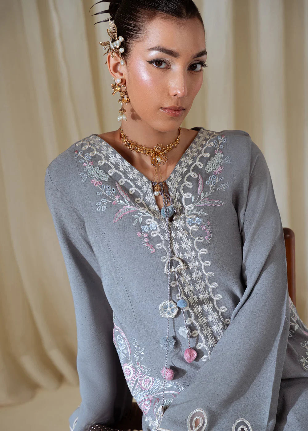 Sapphire Whisper | Basic Pret '25 | Saira Shakira