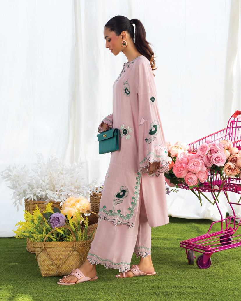 Pink Appliqué Set | Nia Mia (RTS)