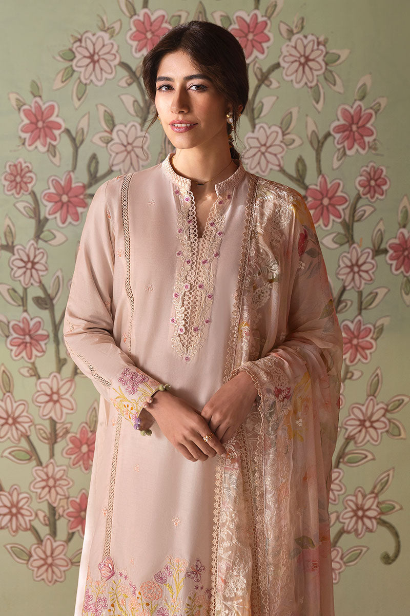 CORAL CARNATION-3PC PRINTED LAWN SUIT | Cross Stitch