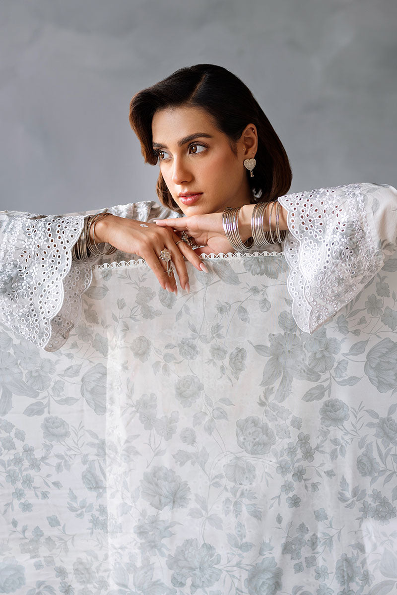 MESH BLOOM-3PC PRINTED LAWN SUIT | Cross Stitch
