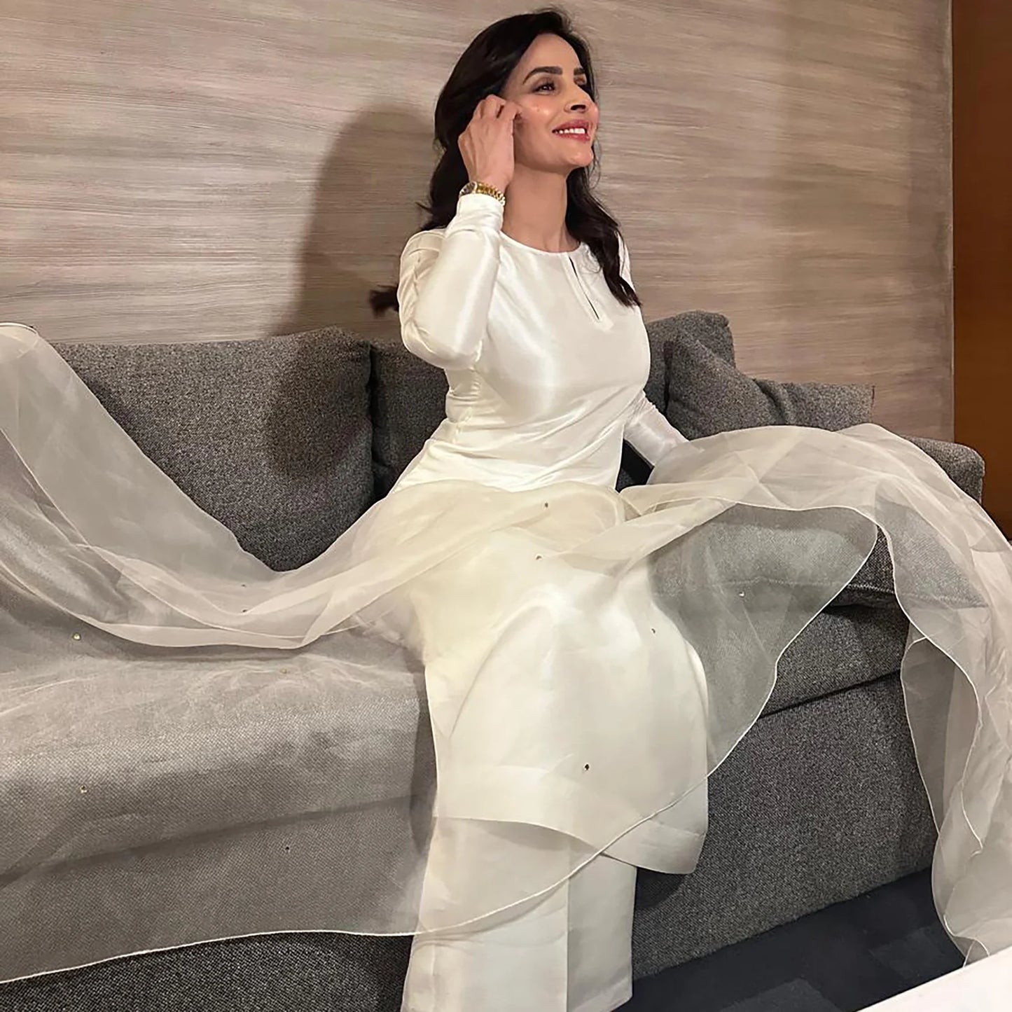 White, Stripped Down To Shape And Shine | SADAF KANWAL
