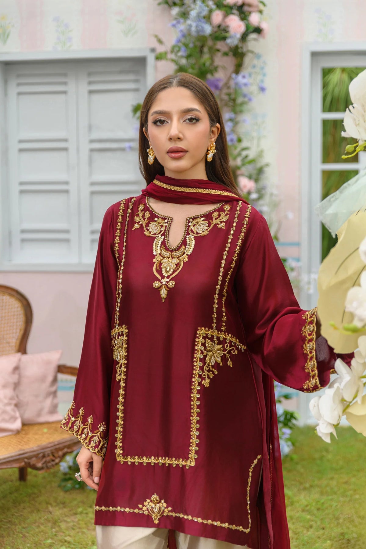 Cinnamon | Zarayna-Festive Formals '25 | Flairs Studio