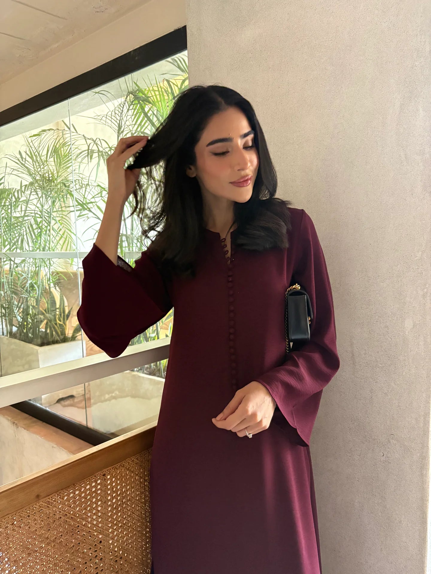 BURGUNDY ELLIE SET | Sak Atelier