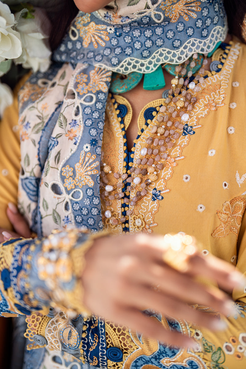 Natalie-FK-06| Qalamkar - Sahil Luxury Lawn’25