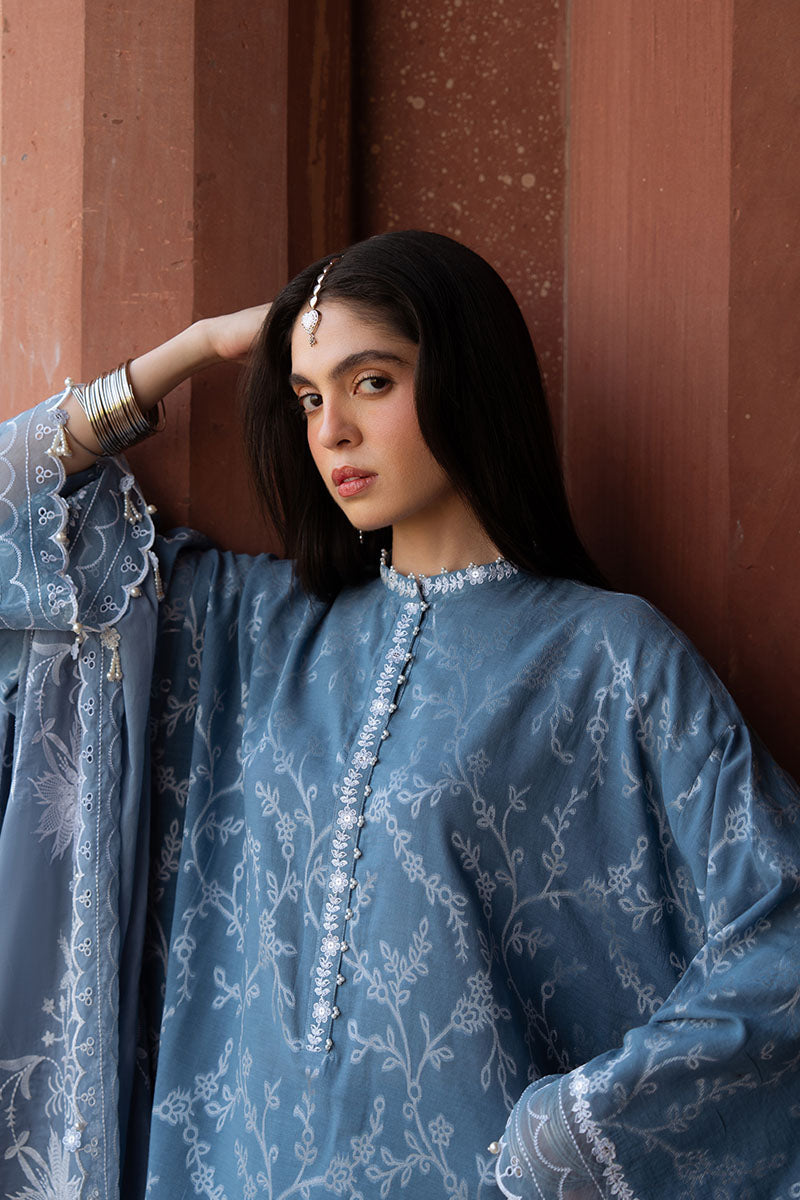SILVER MIST-3PC JACQUARD SUIT | Cross Stitch