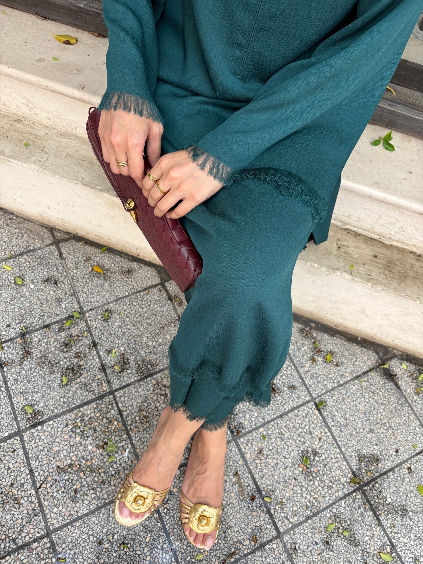 BOTTLE GREEN CARLO SET | Sak Atelier
