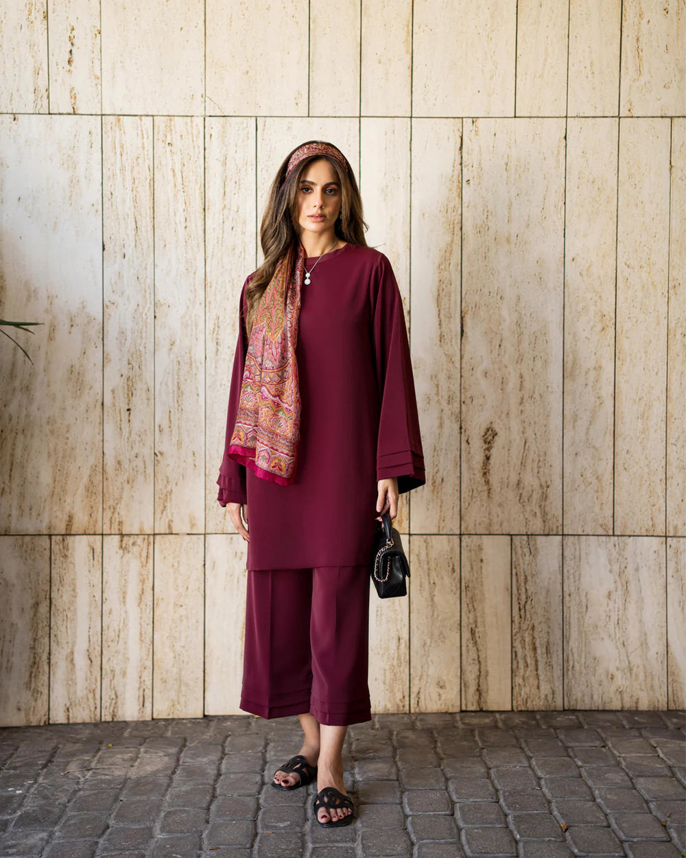 Burgundy Matte Set | LIRA