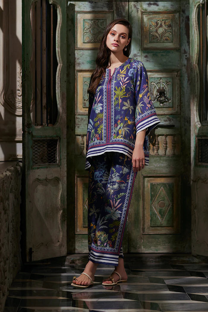 Indigo Cascade | Resort Wear '25 | Nida Azwer