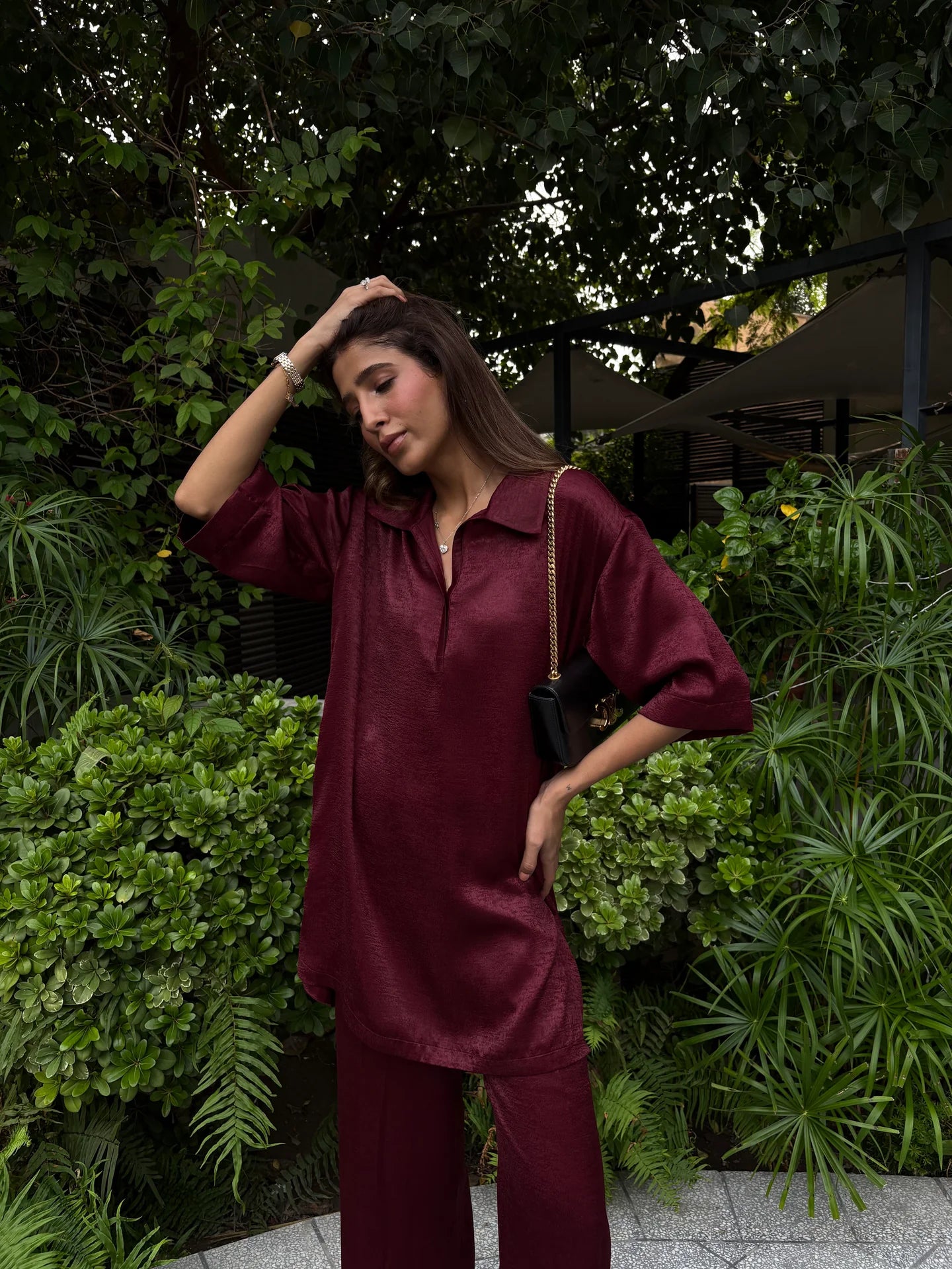 BURGUNDY COCO SET | Sak Atelier