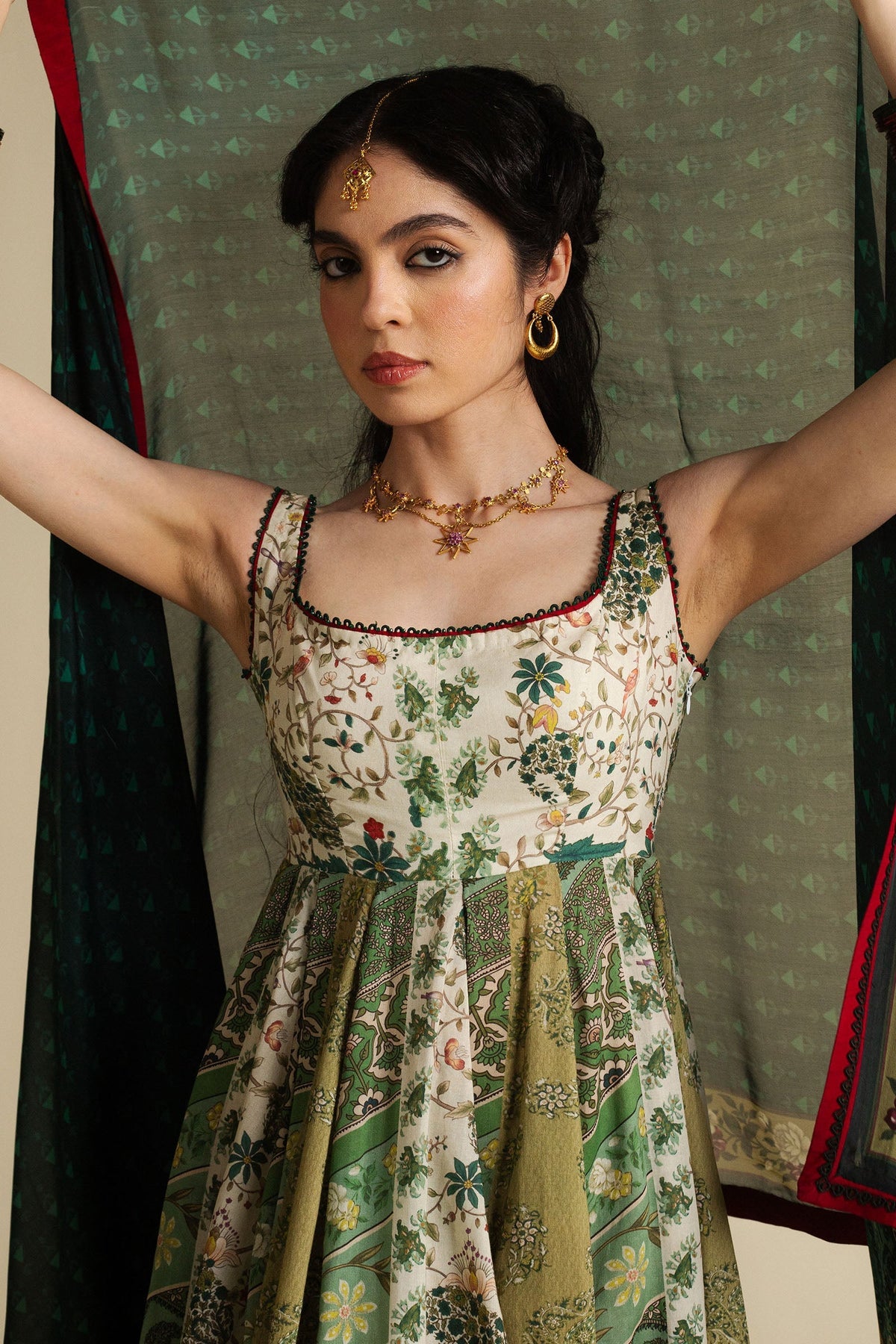 SAAWAN-D2 | Zara Shahjahan Unstitched Anarkali’25