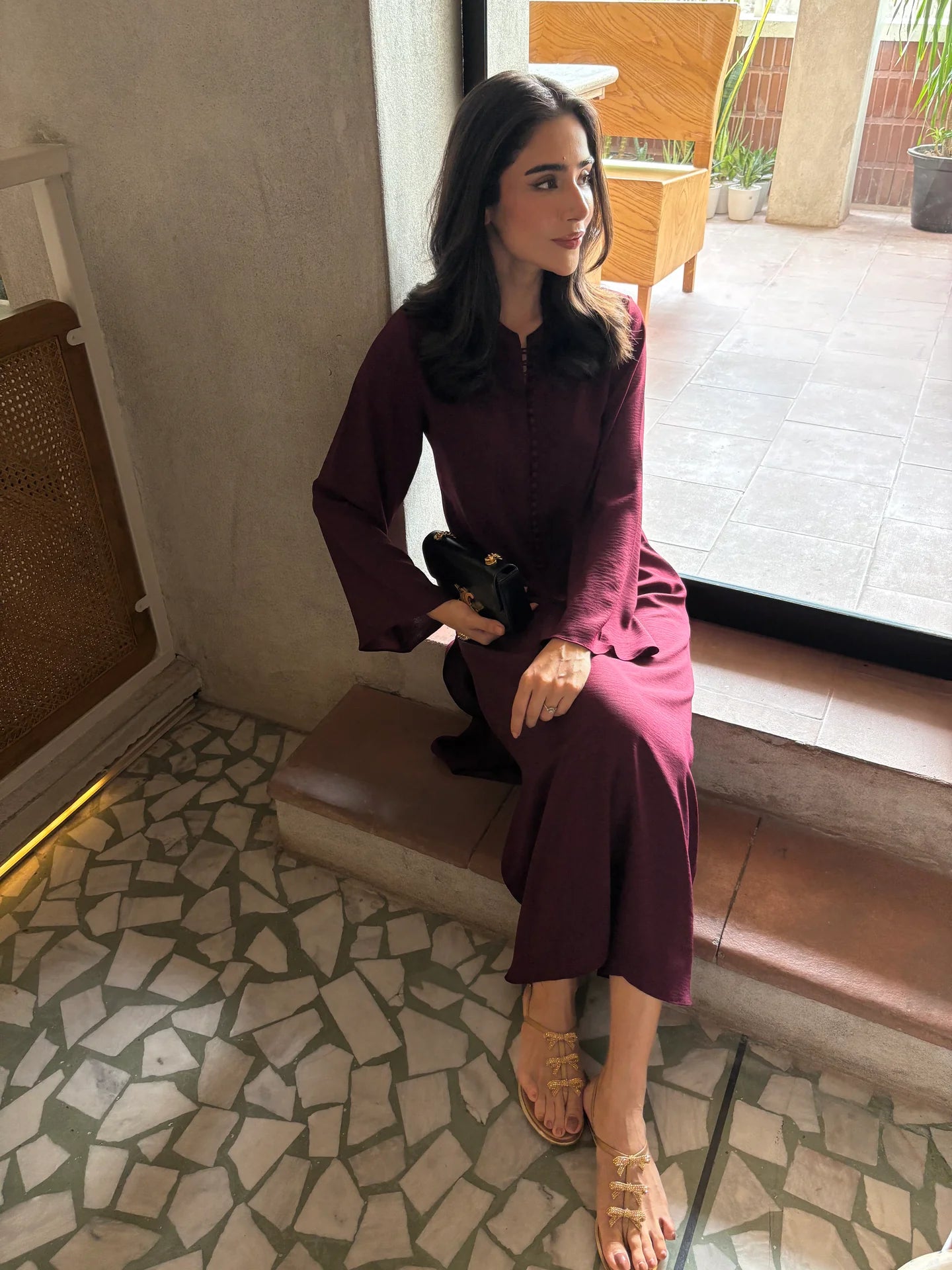 BURGUNDY ELLIE SET | Sak Atelier