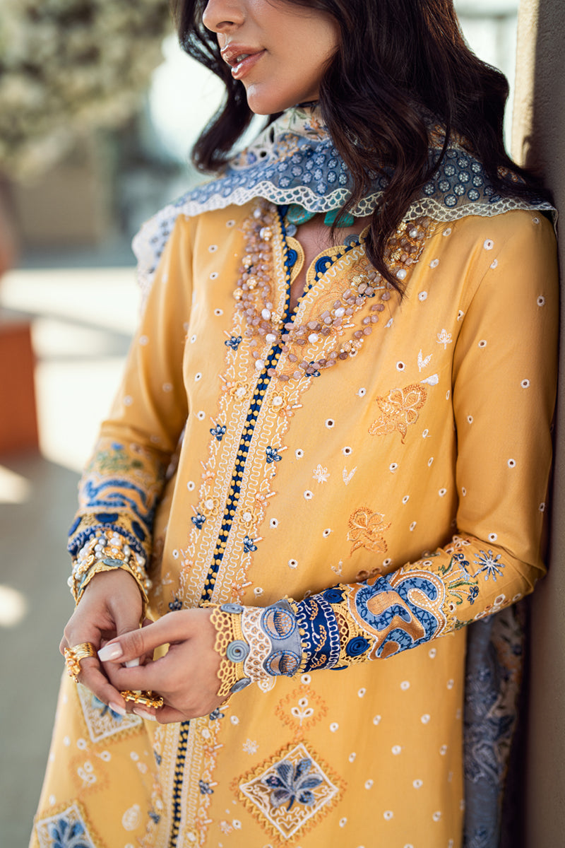 Natalie-FK-06| Qalamkar - Sahil Luxury Lawn’25