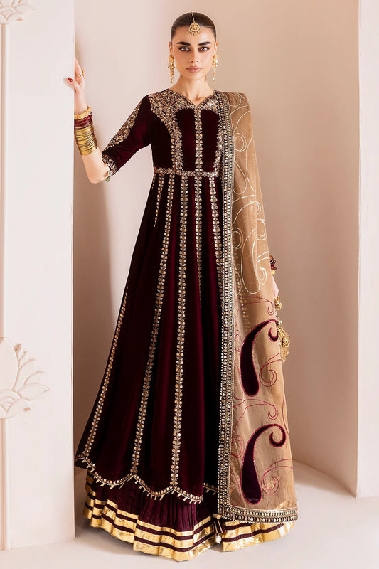 JZ-CVF-D12-0 | EMBROIDERED VELVET FORMAL | Jazmin