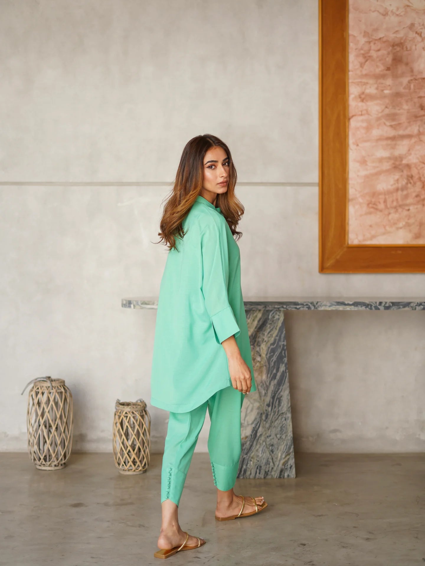 MINT SKINNY SET | Sak Atelier
