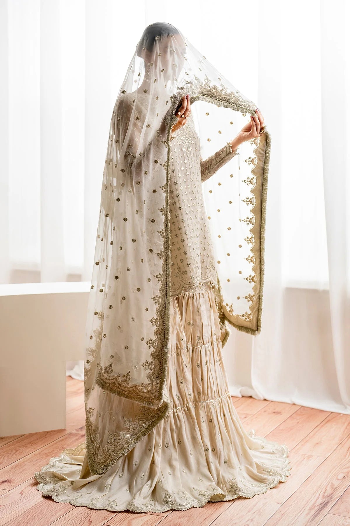 EMBROIDERED CHIFFON SF-687 | Baroque