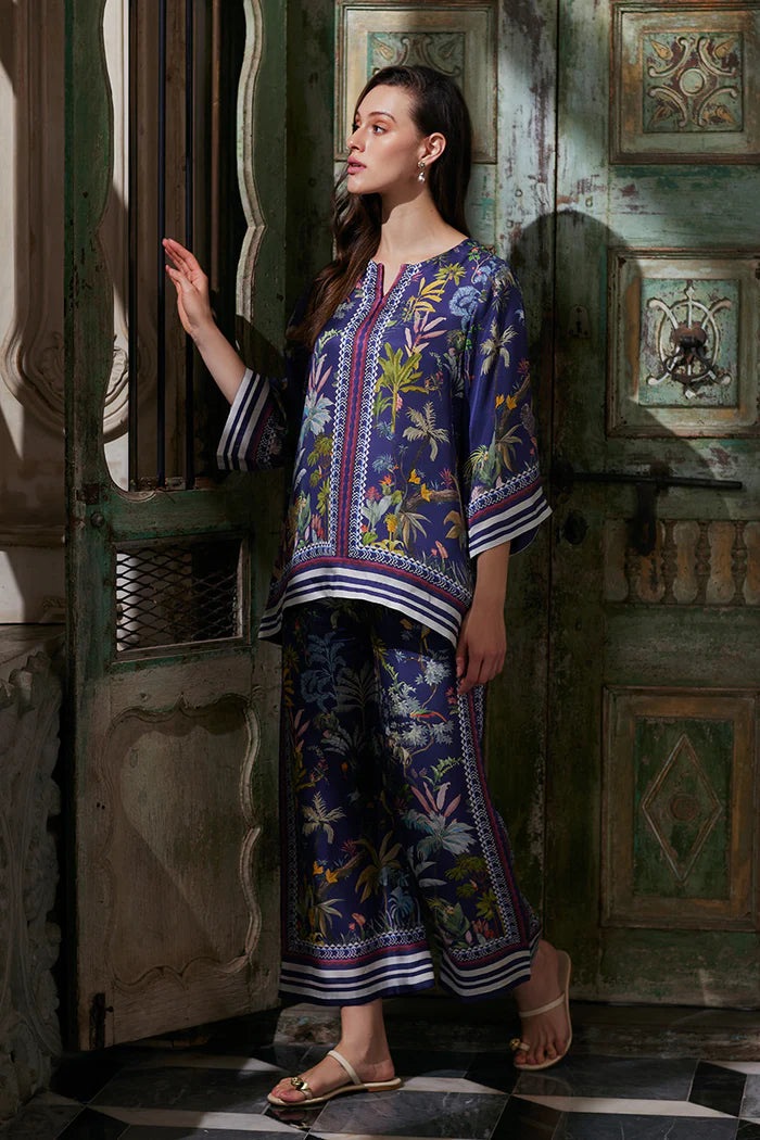 Indigo Cascade | Resort Wear '25 | Nida Azwer