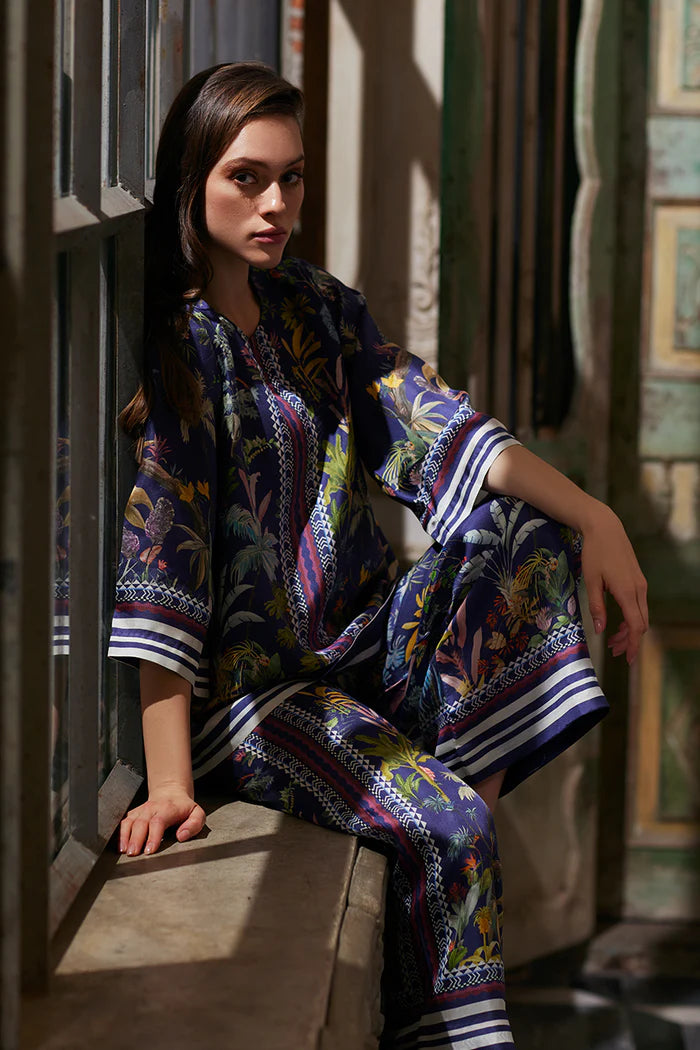 Indigo Cascade | Resort Wear '25 | Nida Azwer