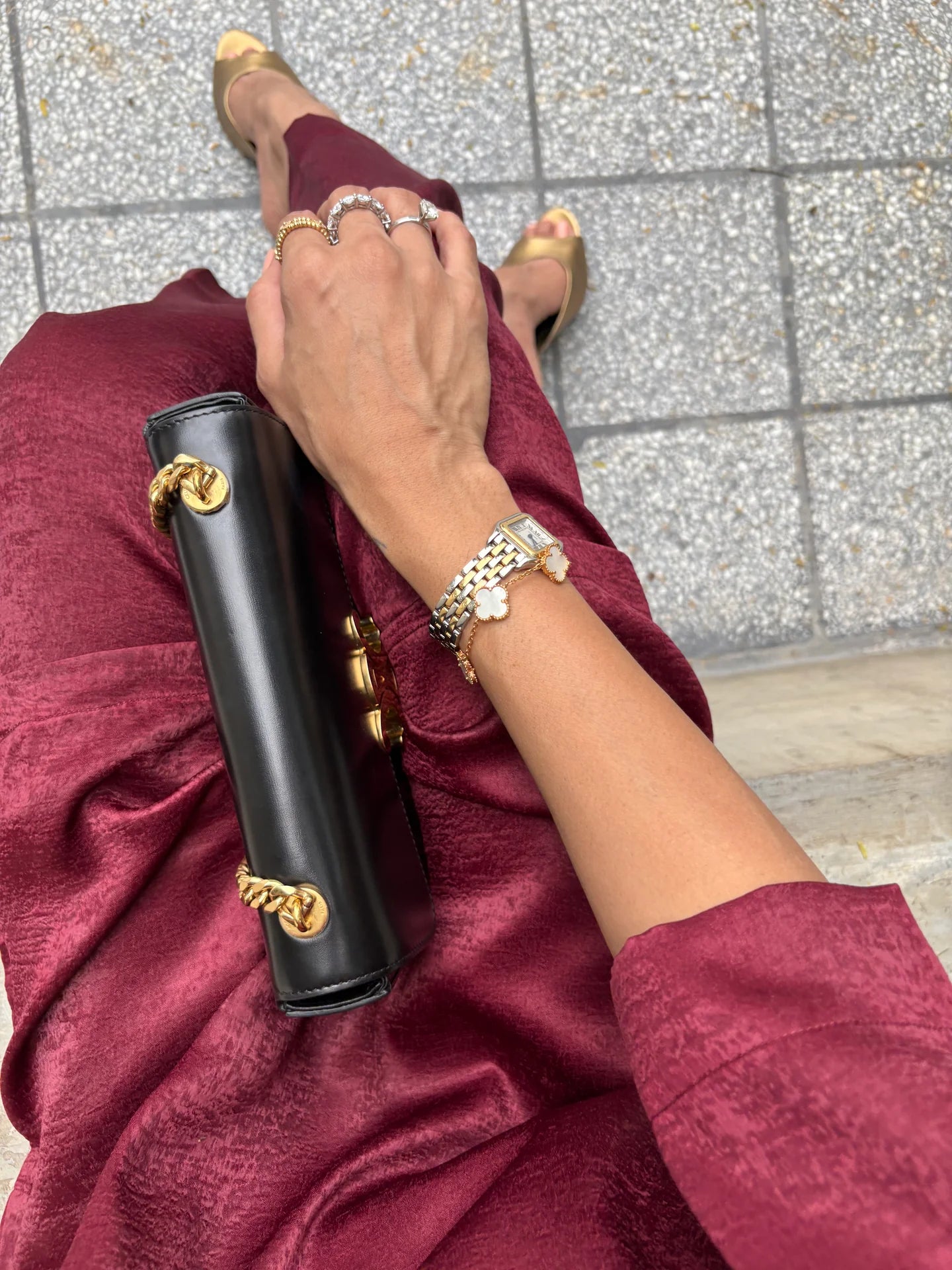 BURGUNDY COCO SET | Sak Atelier