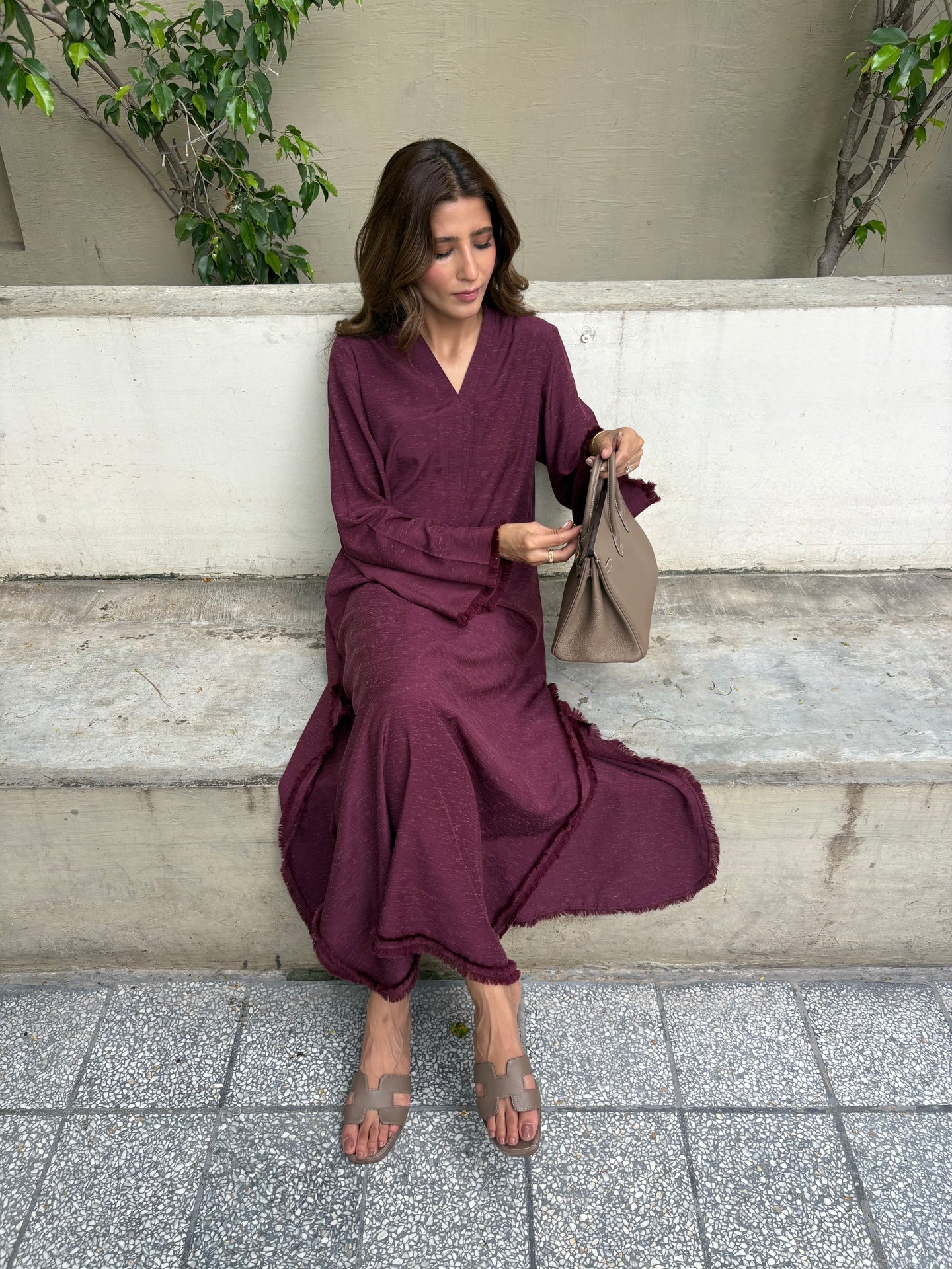 BURGUNDY DHAAGA SET | SAK ATELIER
