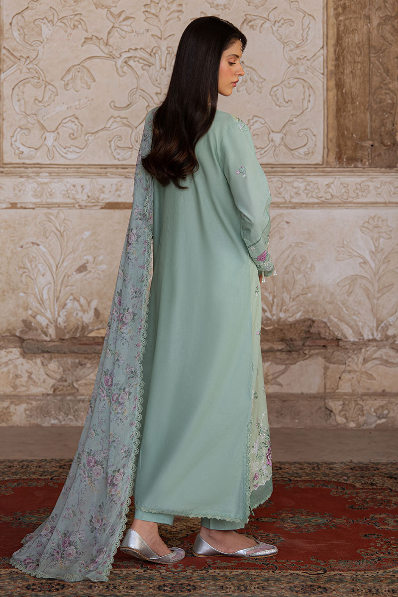 SAGE GRACE-3PC EMBROIDERED LAWN SUIT | Cross Stitch