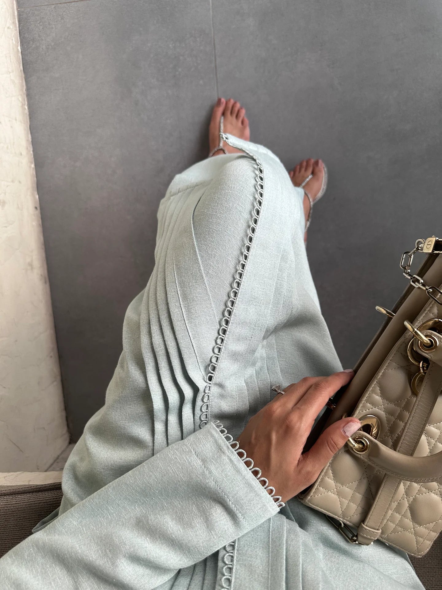 POWDER BLUE MONTARAE SET | SAK ATELIER