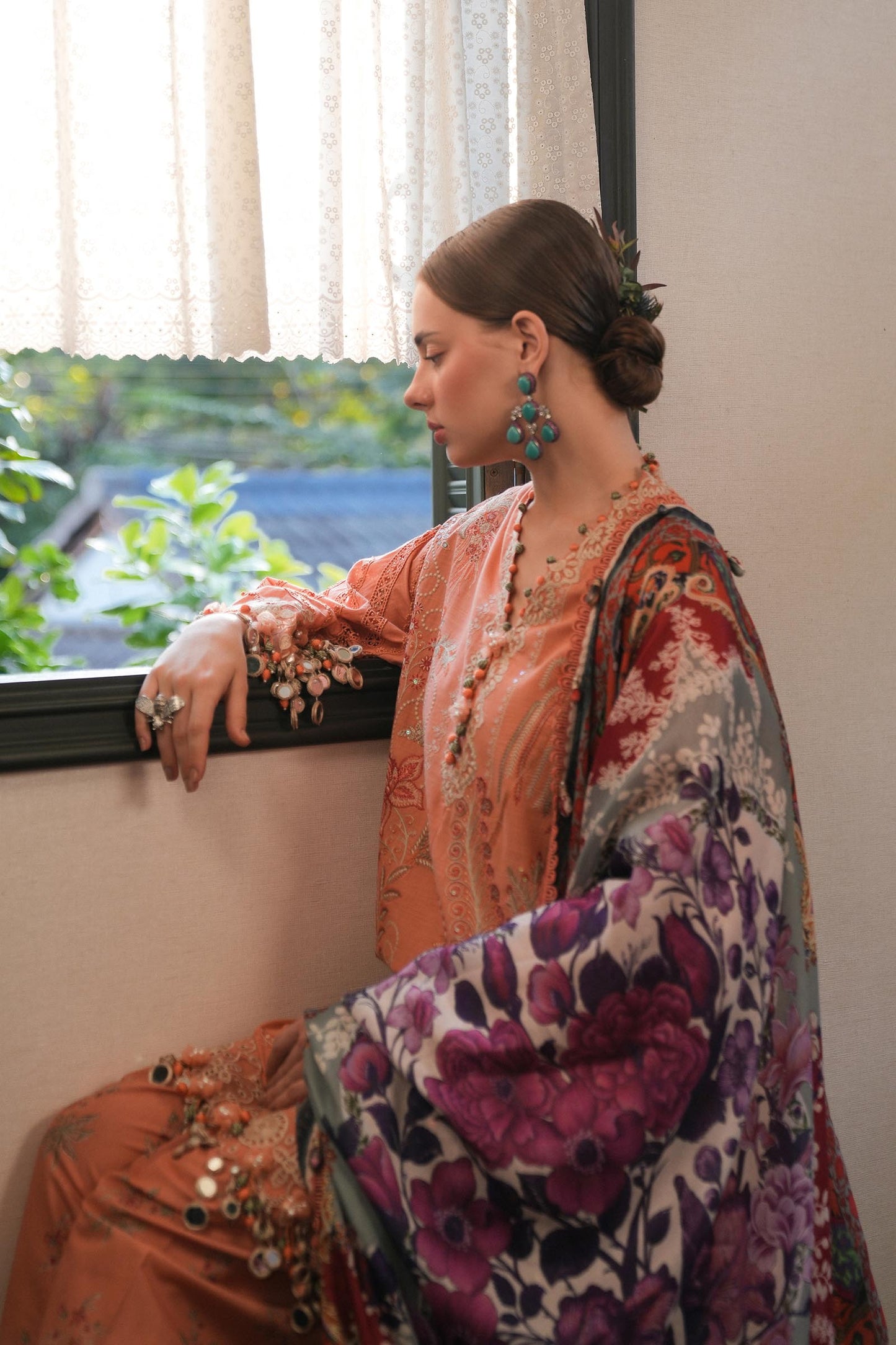 Sana Safinaz Luxury Lawn 2025 | L251-007A-3CT