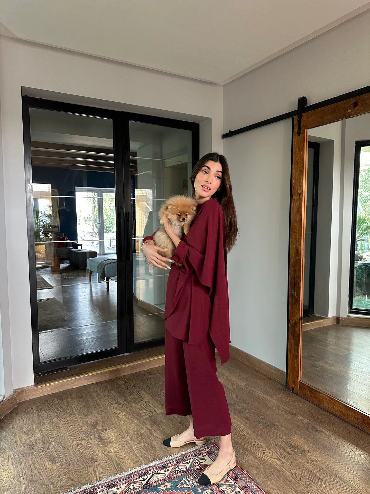 WINE RED BIZU SET | Sak Atelier