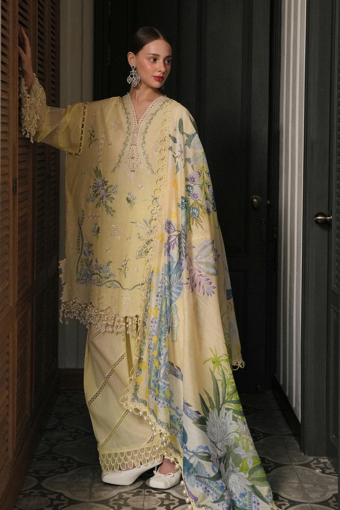 Sana Safinaz Luxury Lawn 2025 | L251-010A-3DI