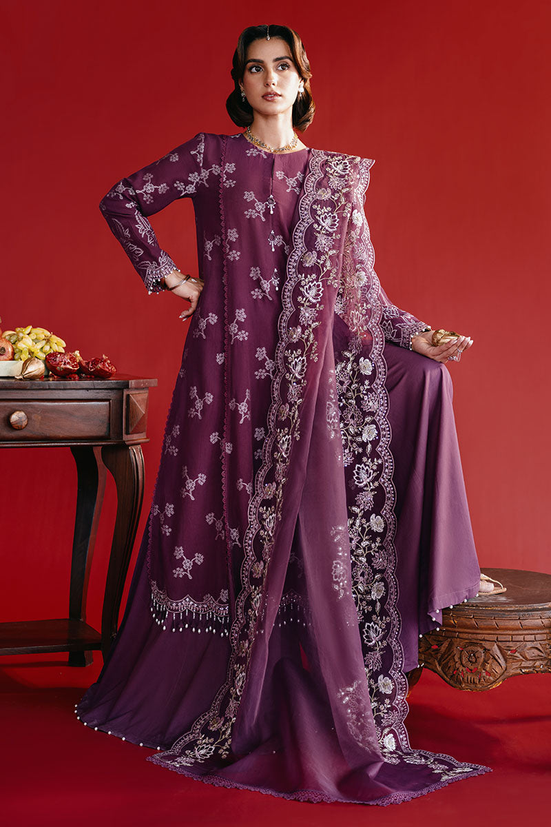 DEEP FLARE-3PC JACQUARD SUIT | Cross Stitch