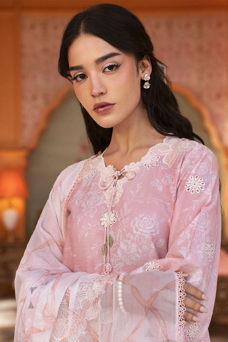 FLORAL TIE-3PC PRINTED LAWN SUIT | Cross Stitch
