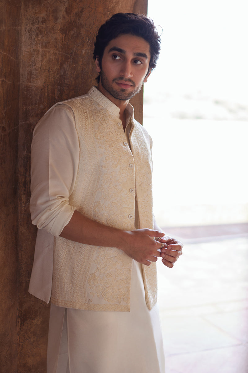 BQ-02( WAISTCOAT) | Qalamkar Menswear