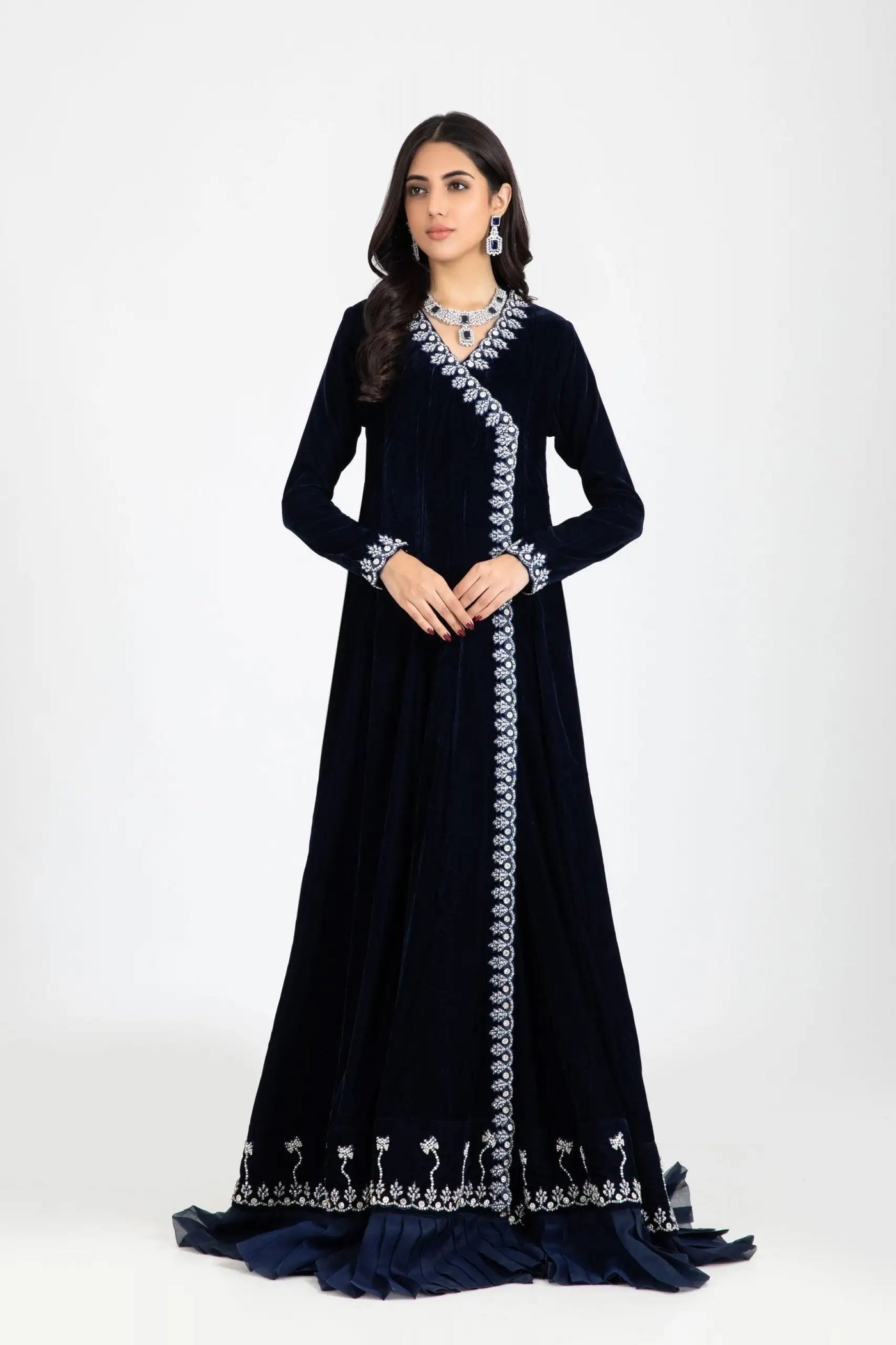 15184-Blue | Velvet '25 | Ayesha Somaya